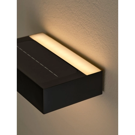 Kinkiet zewnętrzny solarny z czujką ruchu czarny IP44 Monay NO2518341003 - Nordlux